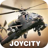 gunship battle mod apk logo